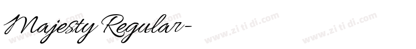 Majesty Regular字体转换